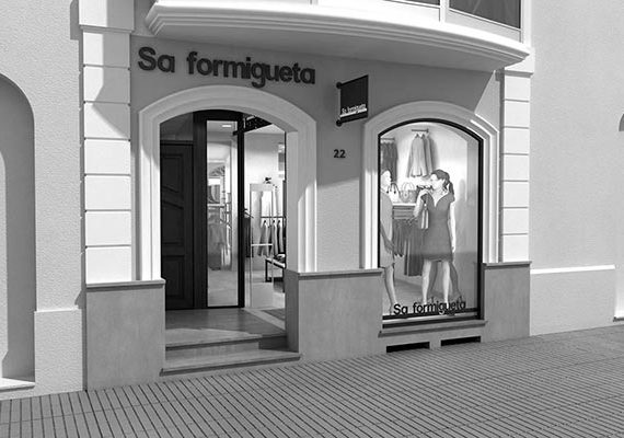 3D Botiga de roba Sa Formigueta