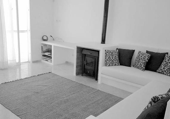 Sala estar vivenda Sa Caleta